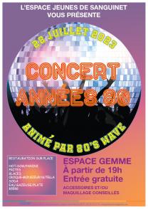 Concert " Années 80 "